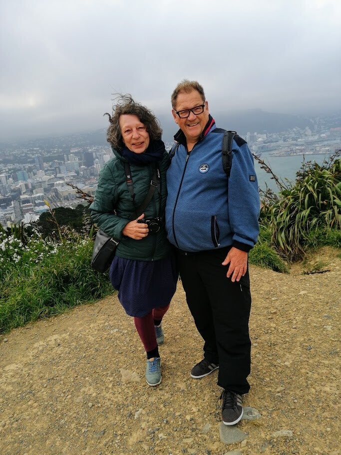 Sonja und Othmar in Wellington
