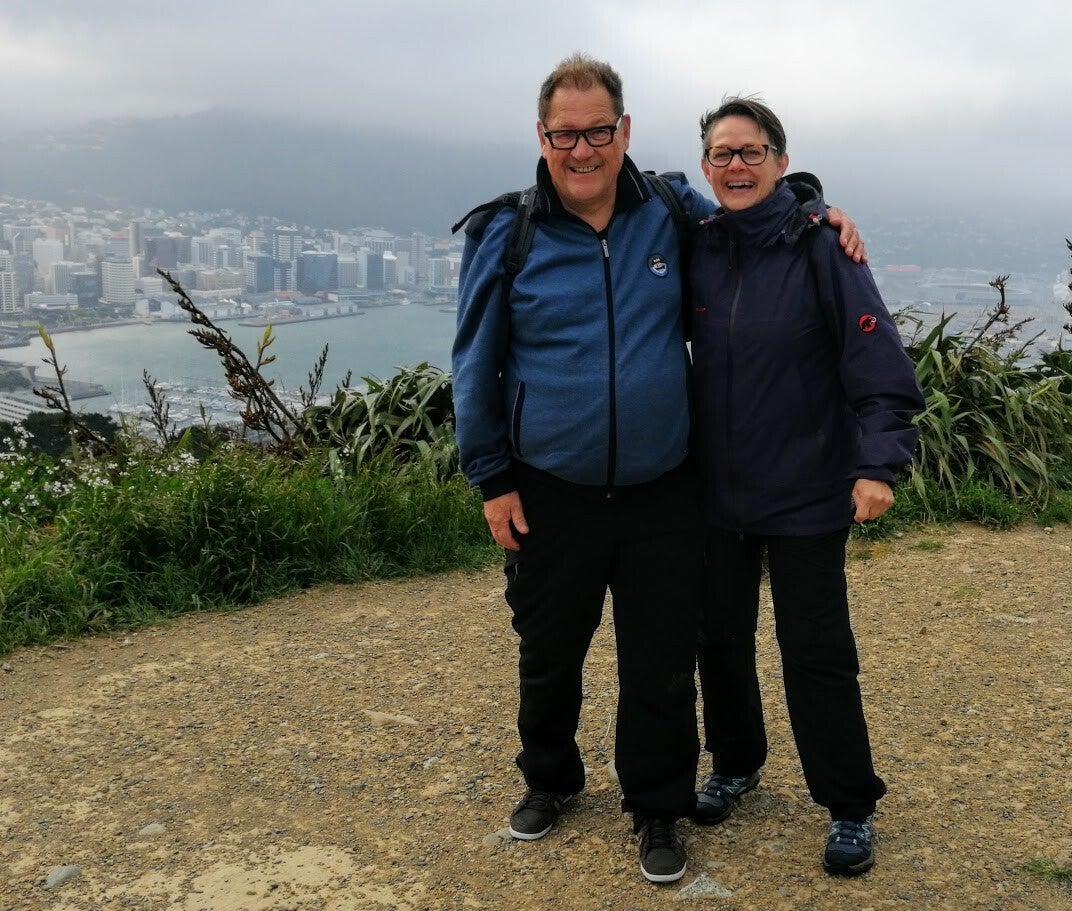 Irne und Othmar in Wellington