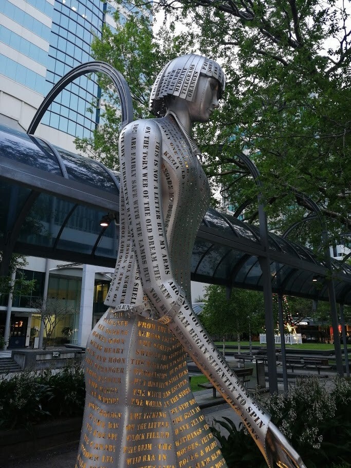 Kunst auf der Strasse Wellington