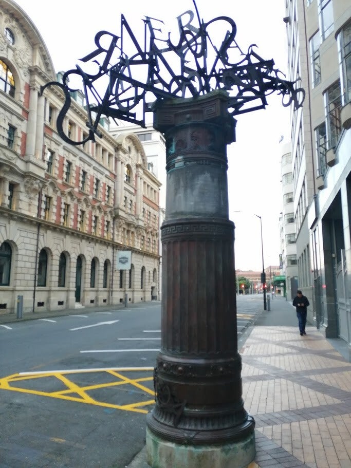 Kunst auf der Strasse Wellington
