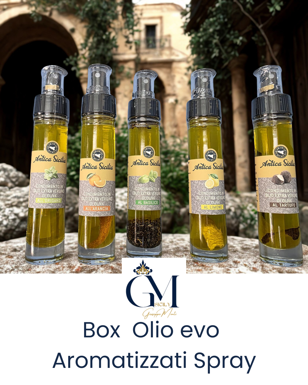 Box Gourmet Olio Evo Spray Aromatizzati