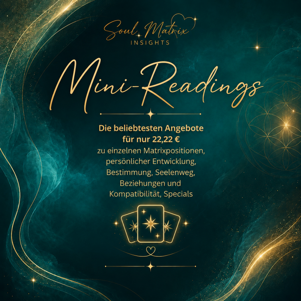 Mini-Readings für 22,22 €