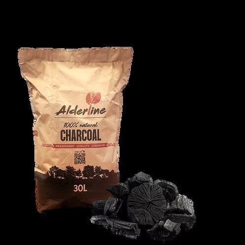 Holzkohle - 30l Säcke: 1 Palette 84 Säcke 350 kg.