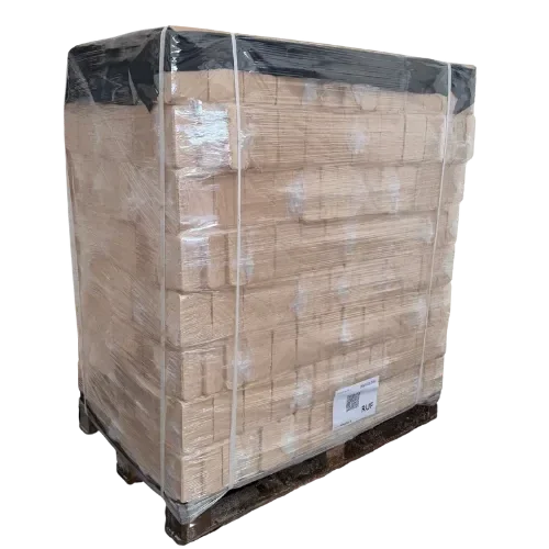 Briketts: Kiefernholzbriketts 96 x 10 kg = 1 LKW 25 Paletten 24 Tonnen