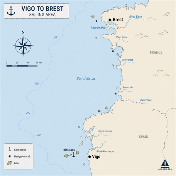 Törn Vigo - Brest