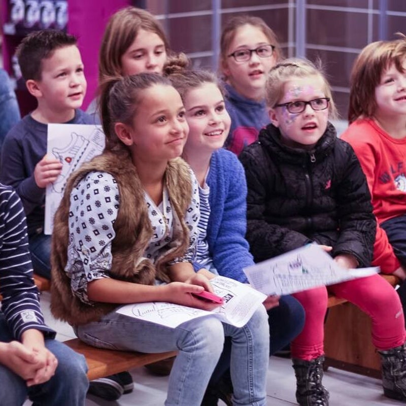 Zelfs de wat groteren vinden het spannend