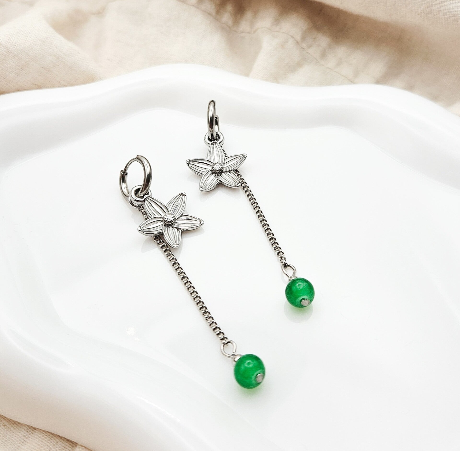Oorbellen Green Spring