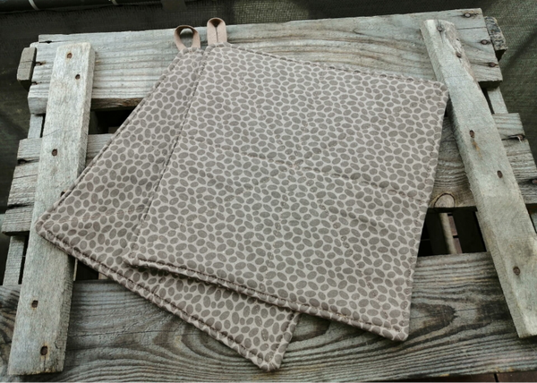 Topflappenpaar "BRAUN"