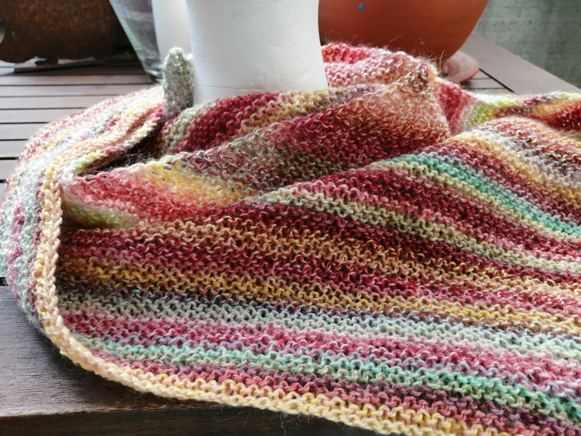 Dreieckschal ROTBRAUN