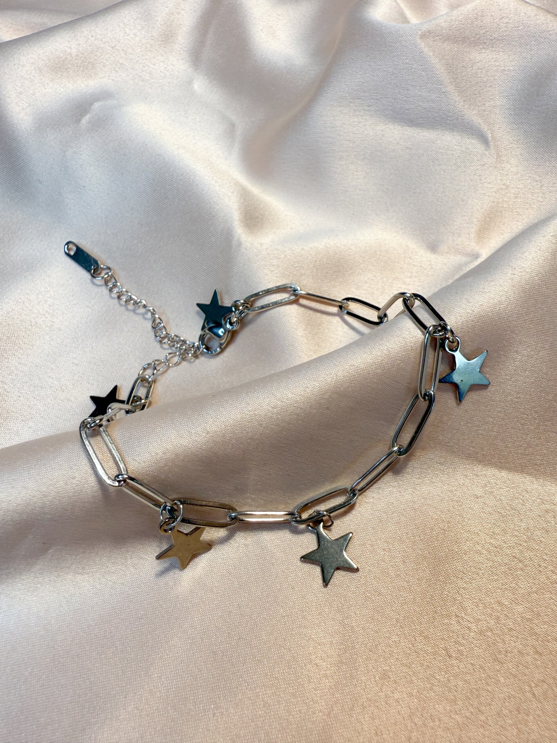 Armband star - zilver