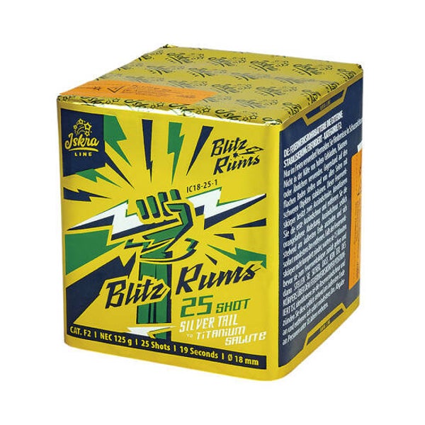 Iskra Blitz Rums 25 Schuss Titan Salut