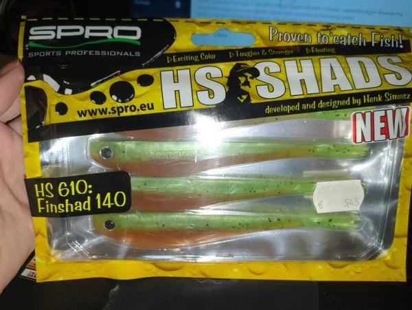 SPRO HS Schads HS 610: Finshad 40 13,75cm farbe Brownscale / Pearl