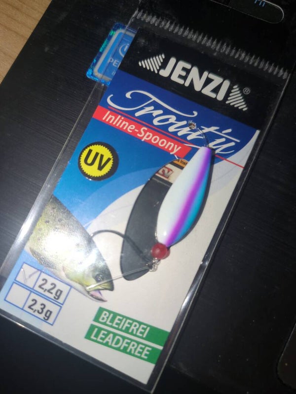 Jenzi "trouty" Inline-spoony Farbe: Weiß,Lila,Blau Gewicht: 2,2g