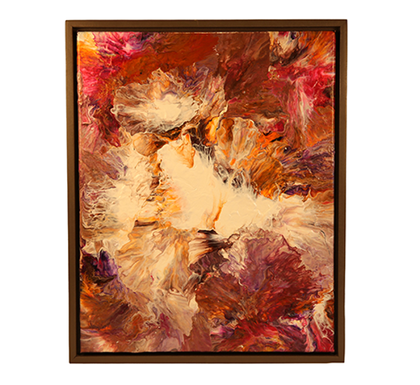 Floral original acrylic painting on canvas