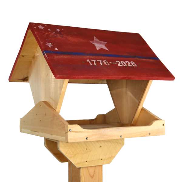 1776-2026 Hand made bird feeder