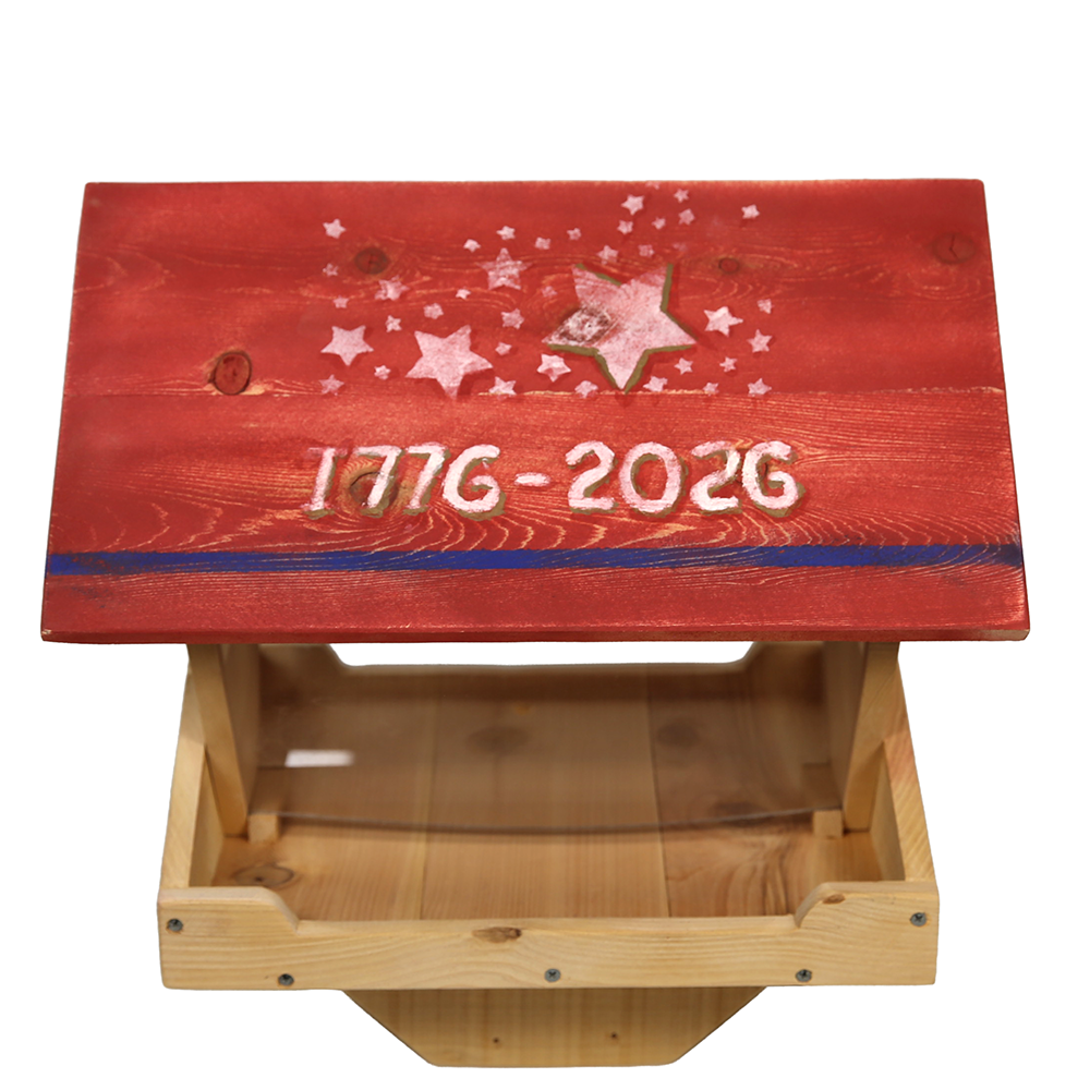 1776-2026 Handmade bird feeder