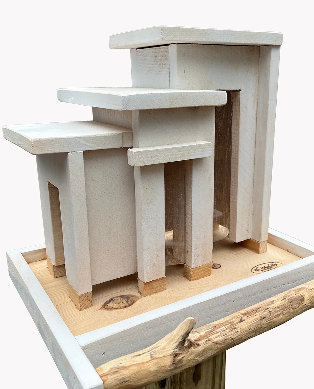 Bird Feeder is handmade contemporary style