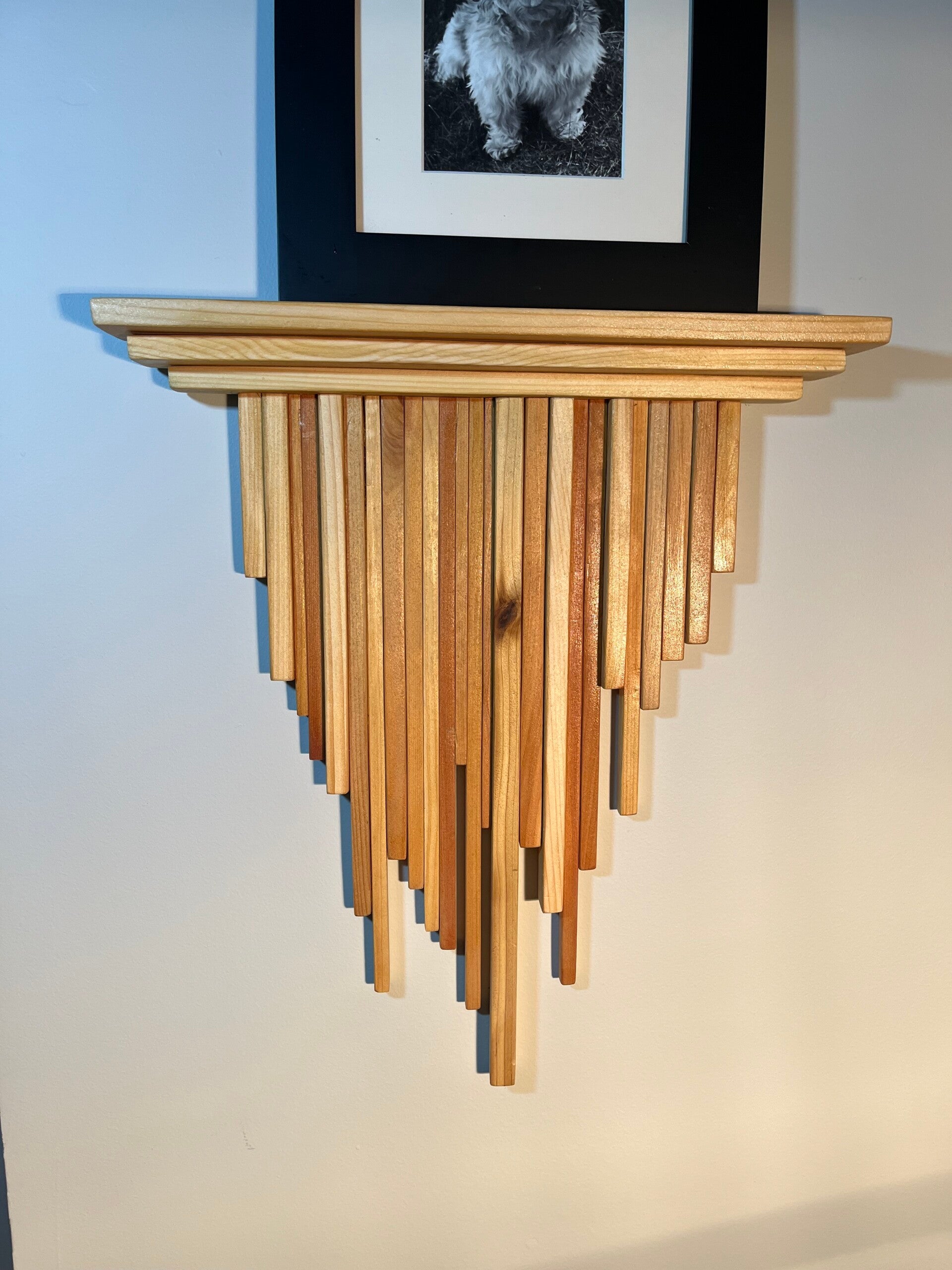 Shelf with brackets is handmade SKU-5261-36