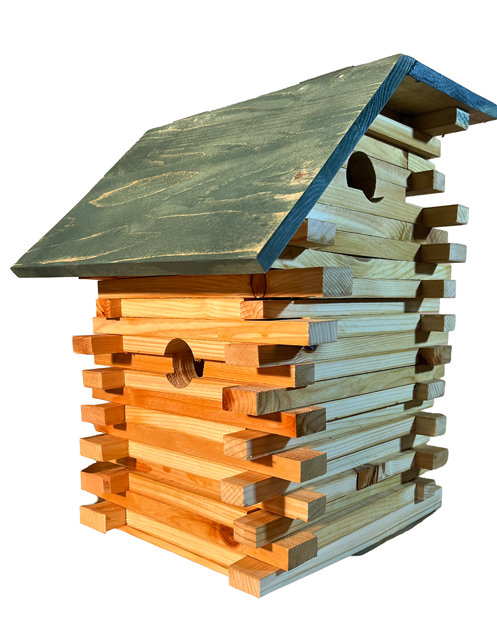 Handmade 2 floor bird house