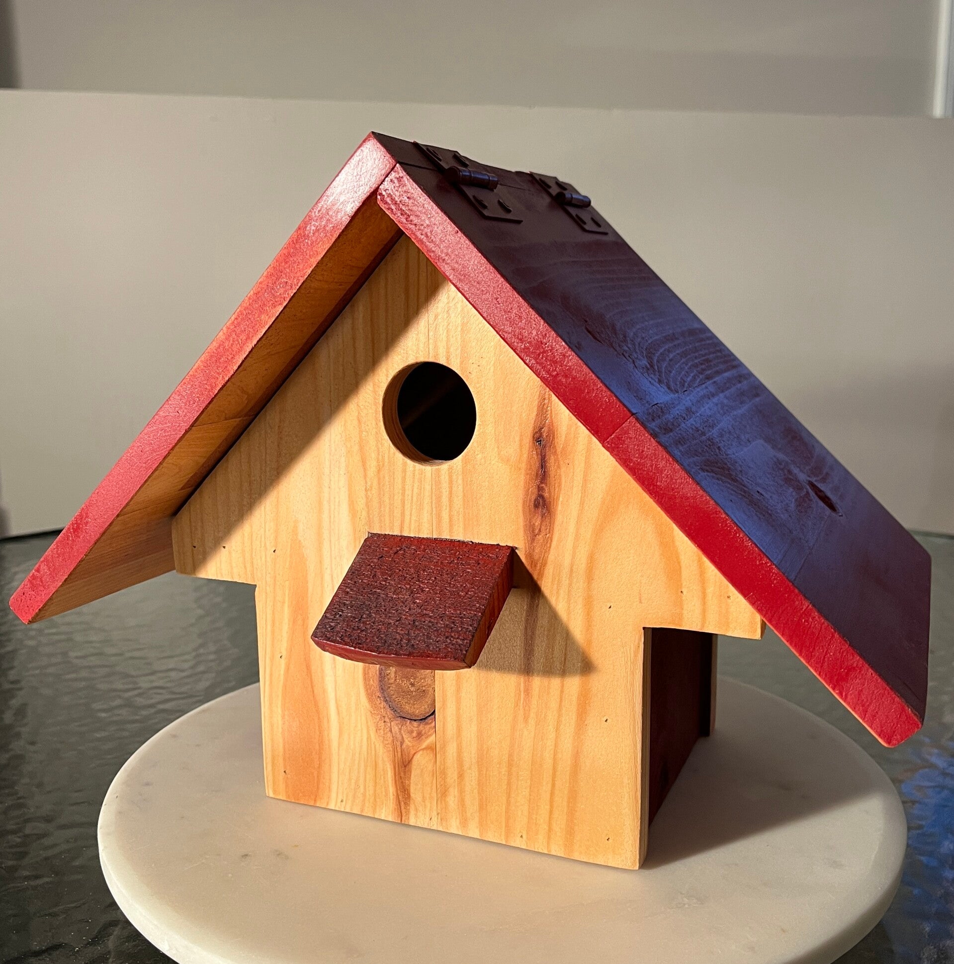 Handmade bird house in a chateau style SKU-5261-51