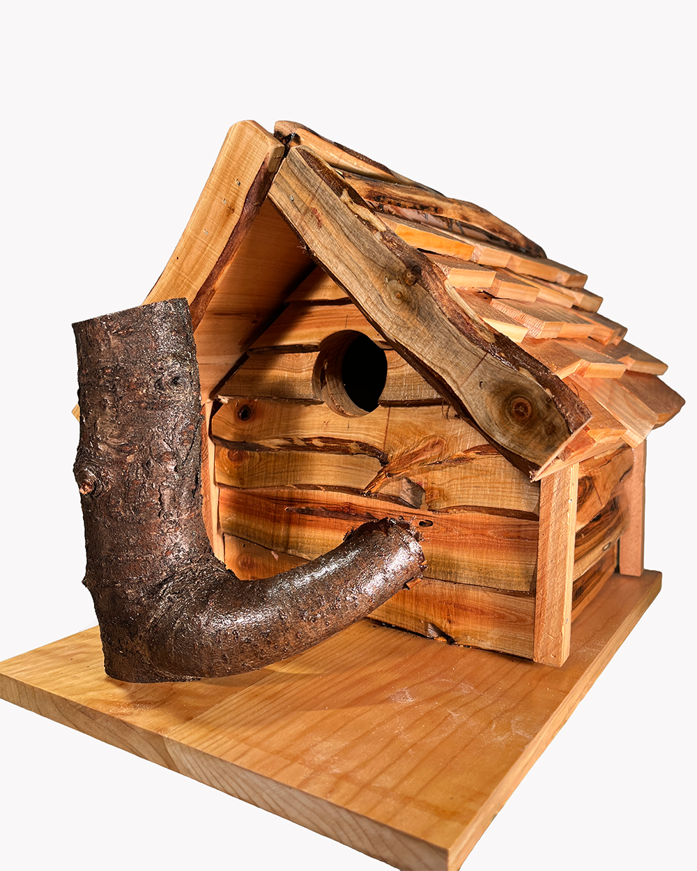 Rustic all natural bird houses handmade