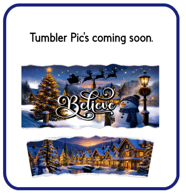 Christmas Believe Tumbler