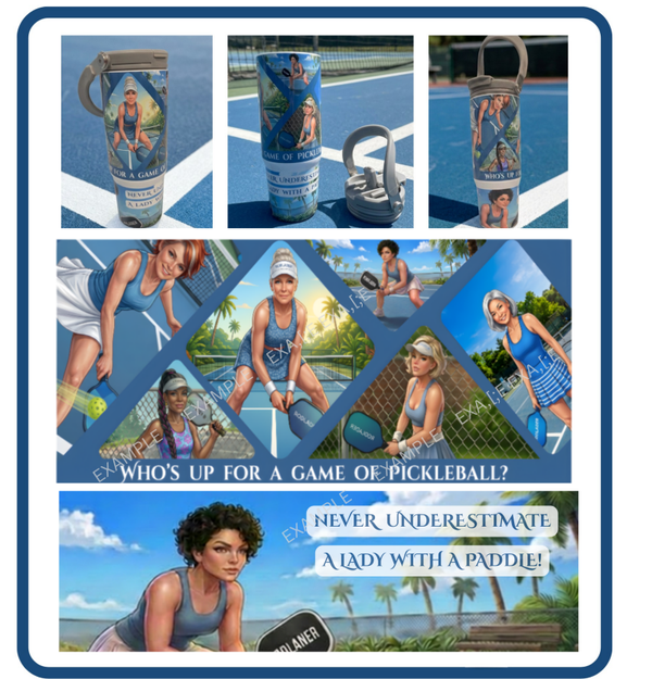 Women's Action Pickleball Tumbler