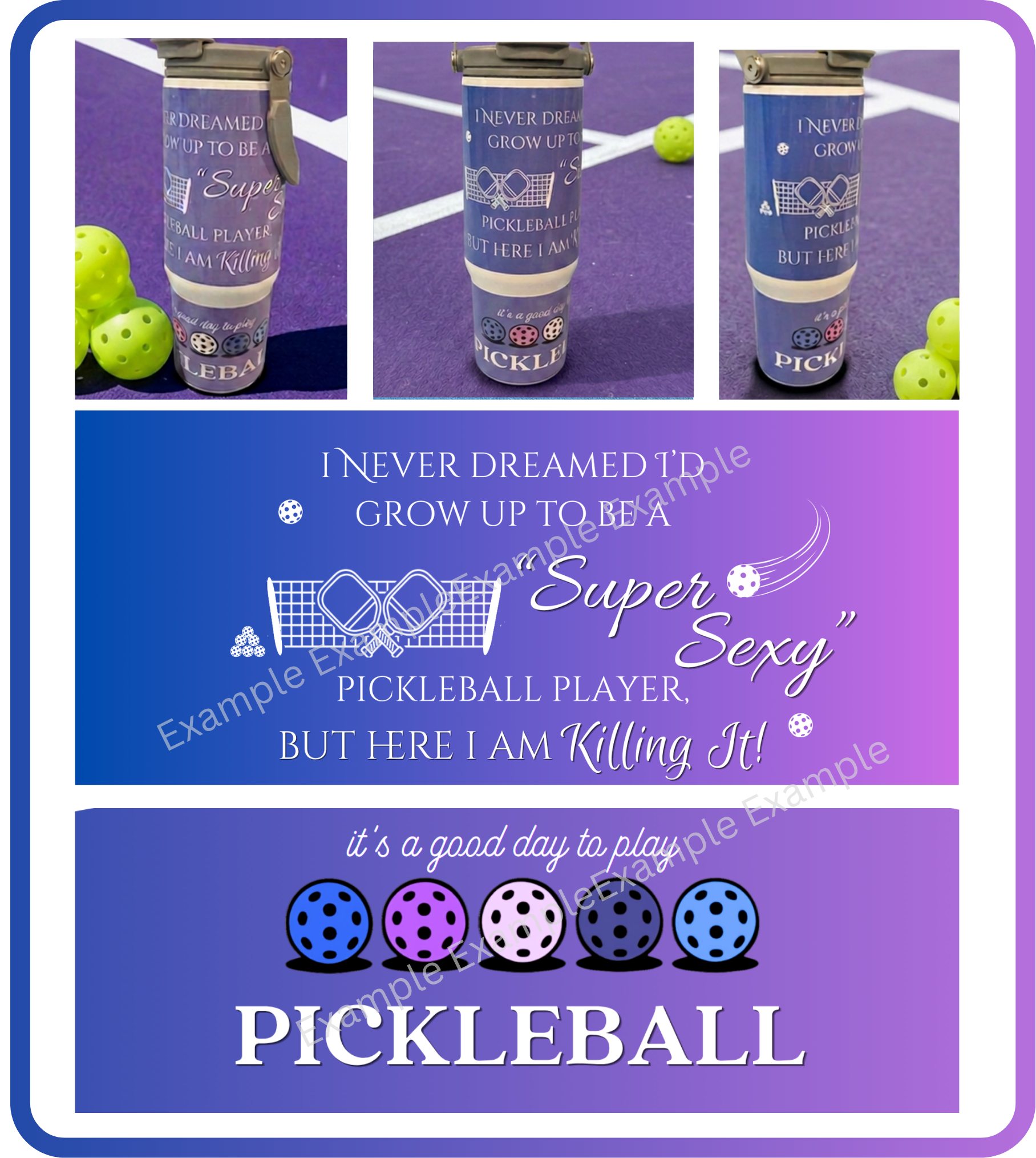 Women's Pickleball Tumbler