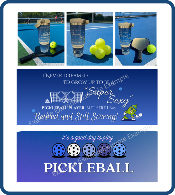 Men's Pickleball Tumbler
