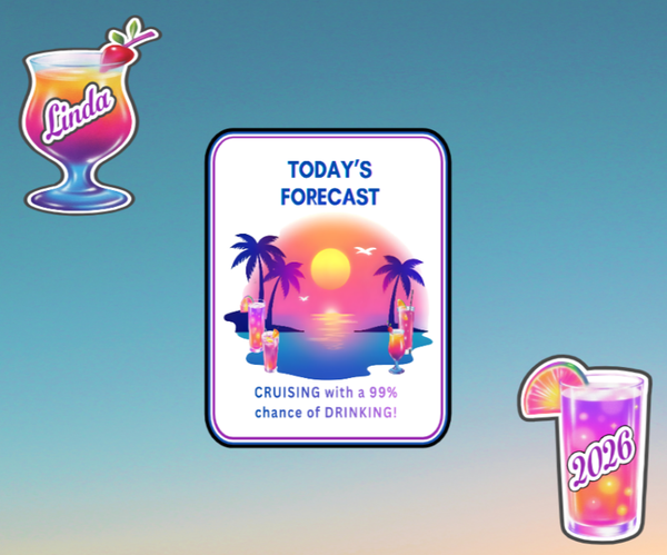 Forecast 99% Drinking Magnet Set of 3 - 2 Options Available