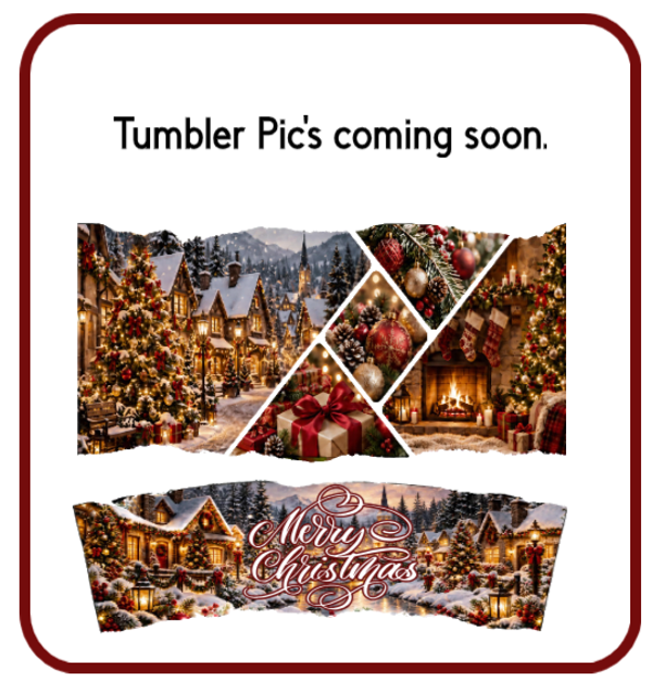 Fancy Merry Christmas Tumbler