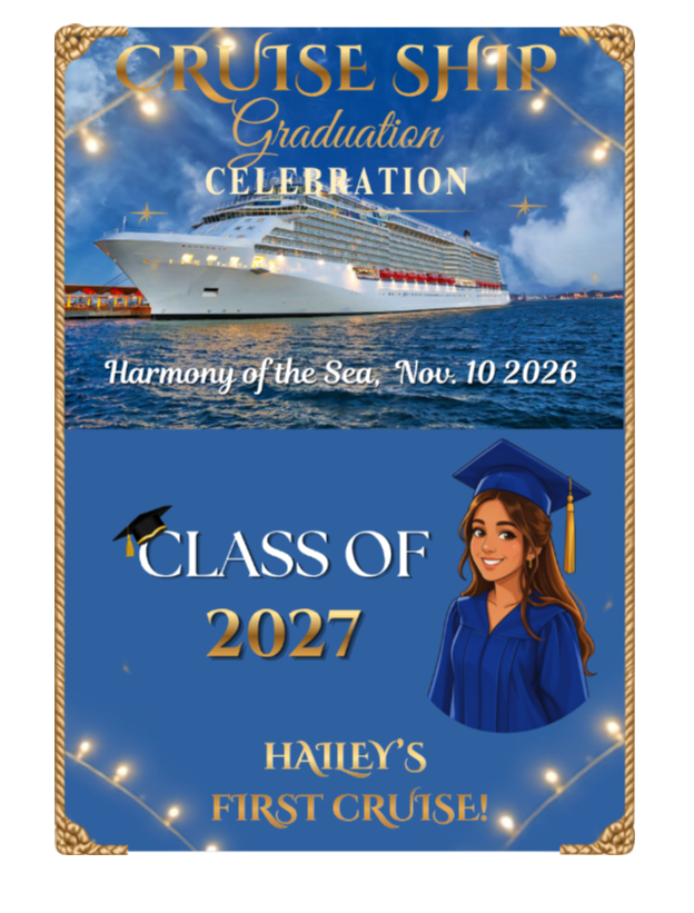 Customized Graduation Cruise Magnet