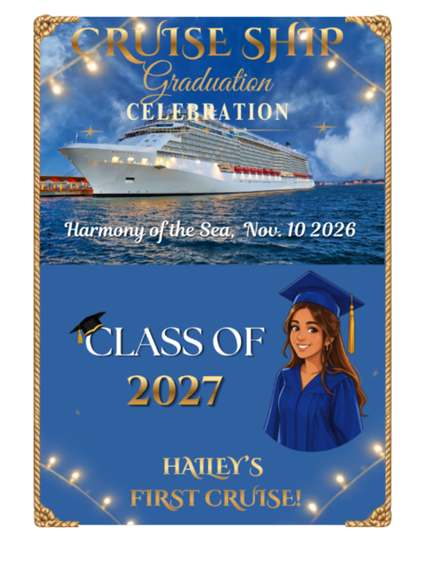 Customized Graduation Cruise Magnet