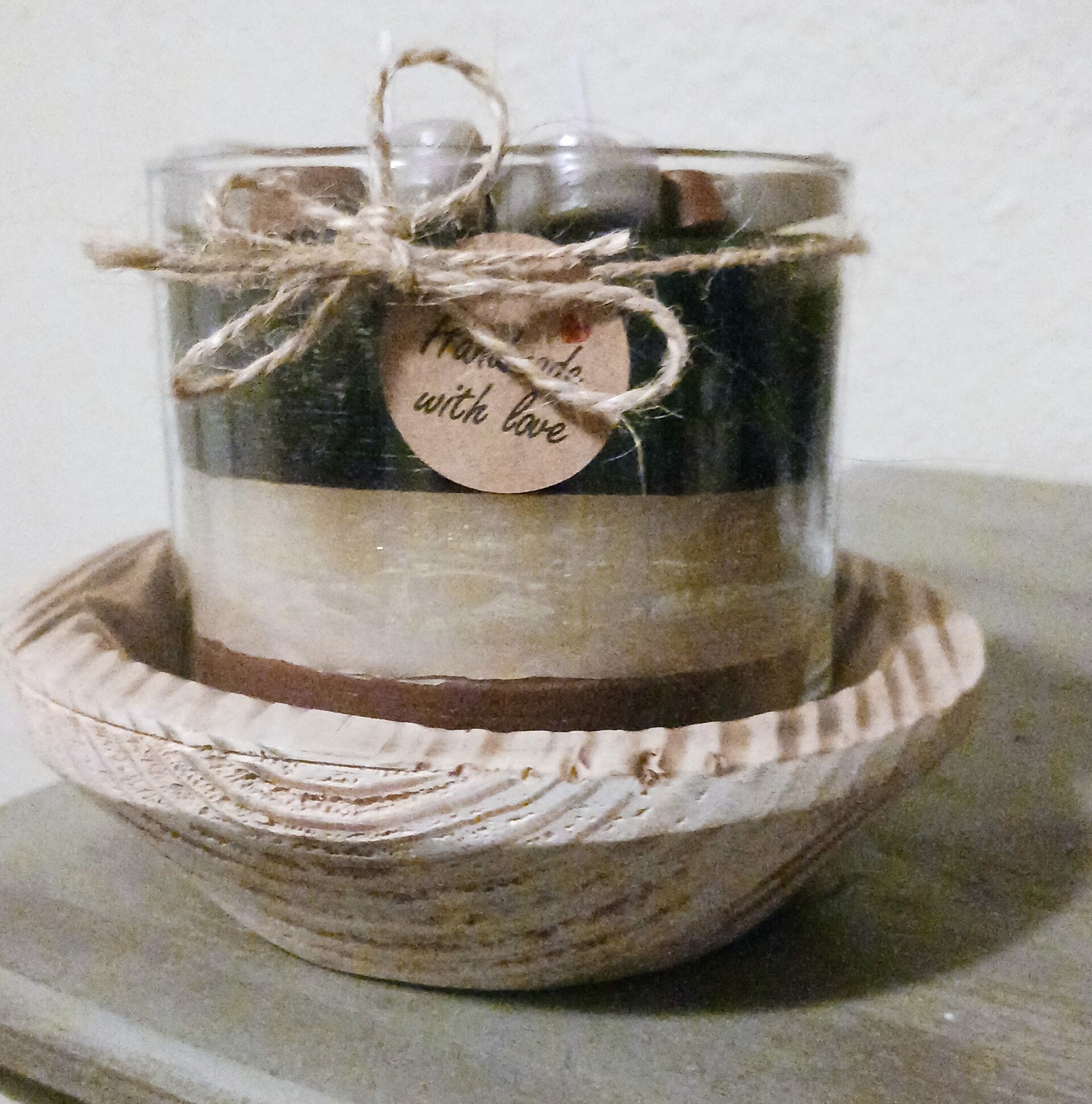 Coffee bean candle
