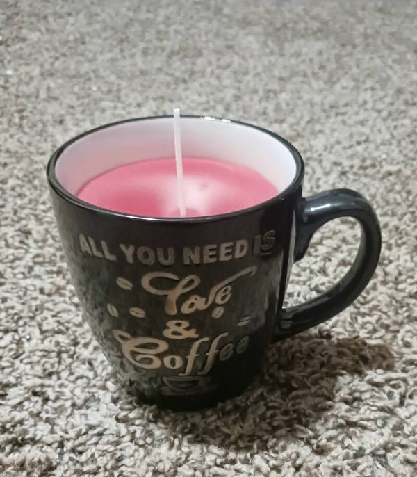 Candle Coffee Cup