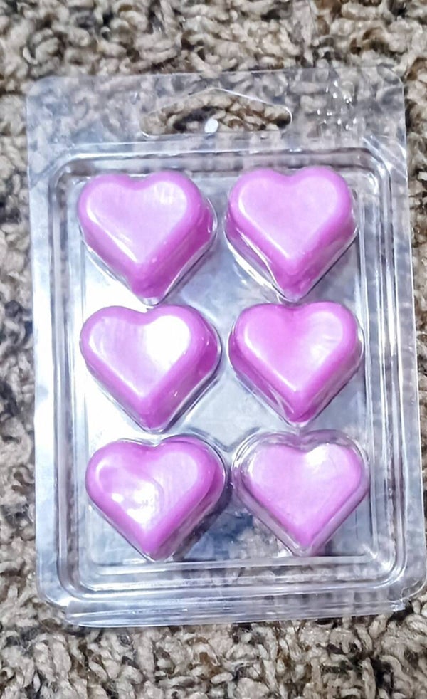 Heart shaped wax melts