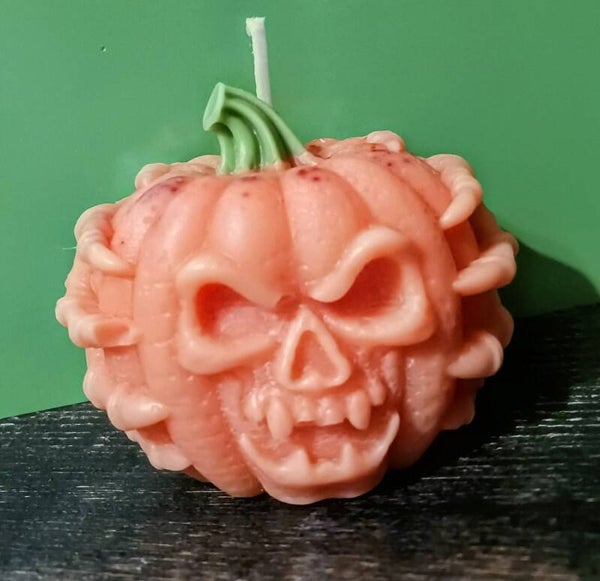Scary Halloween Candle