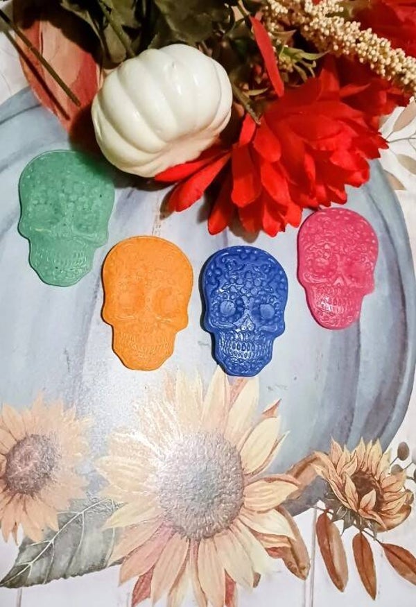Skull wax melts
