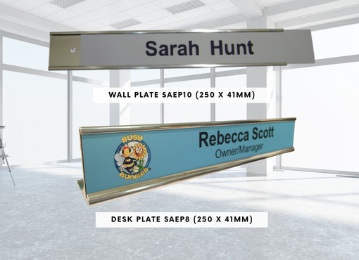Signage Desk Rack Custom Wall and Door, Small Office Name Signage