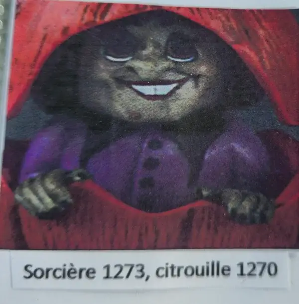 Petite sorcière #1373 dans une citrouille #1270