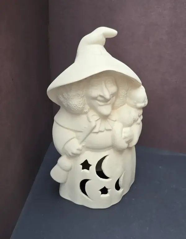 Sorcière avec lunes et étoiles #1764