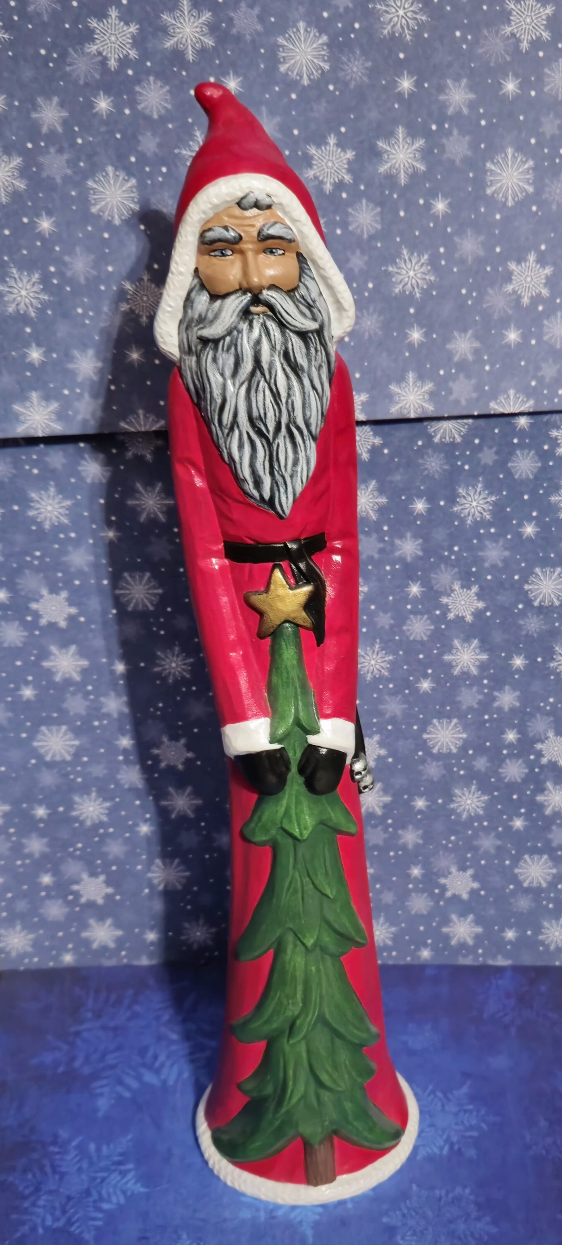 Père Noel avec sapin #2270