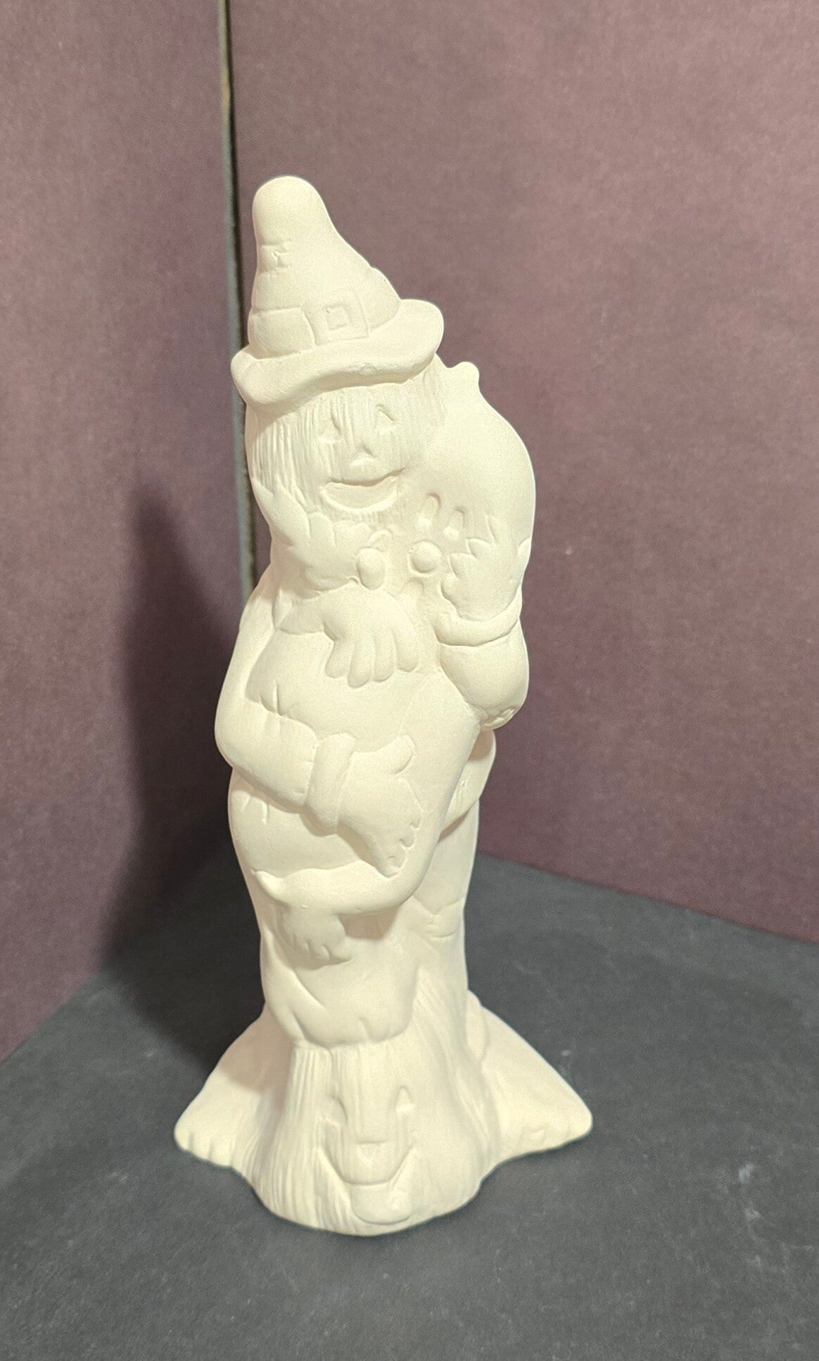 Épouvantail avec fantôme