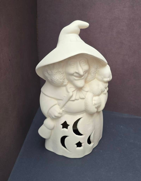 Sorcière avec lunes et étoiles