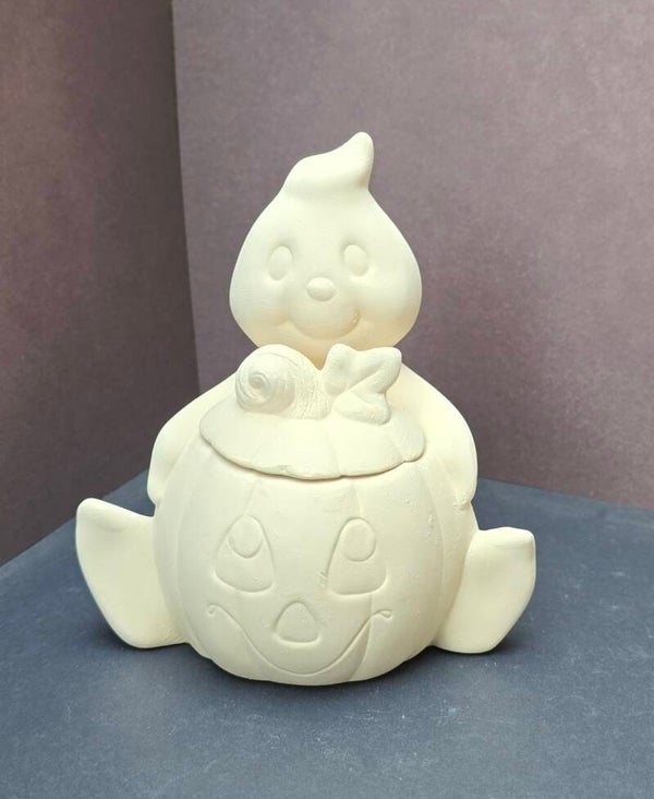 Fantôme avec pot bonbon