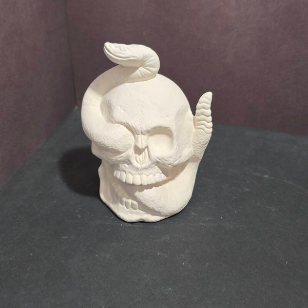 Tête de mort avec Serpent