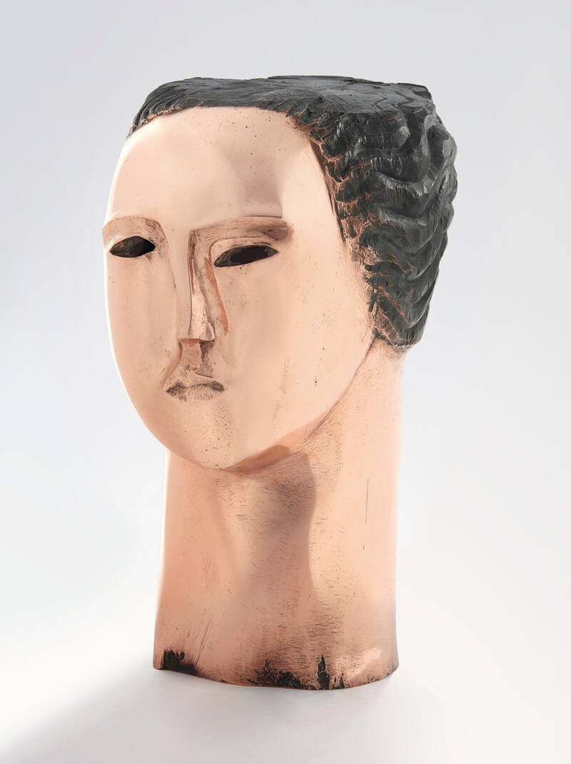 Ossip Zadkine - Tête de femme  - 1922 - Bronze sculpture - Zadkine.com