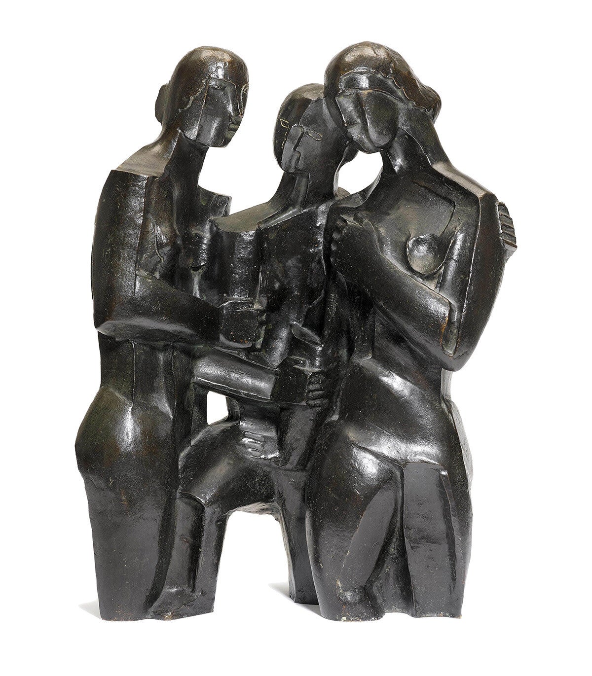 ピカソ、ETUDE POUR LES TROIS GRACES Ossip Zadkine - Les trois belles - 1926