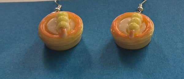 leuke pasteitjes oorbellen.