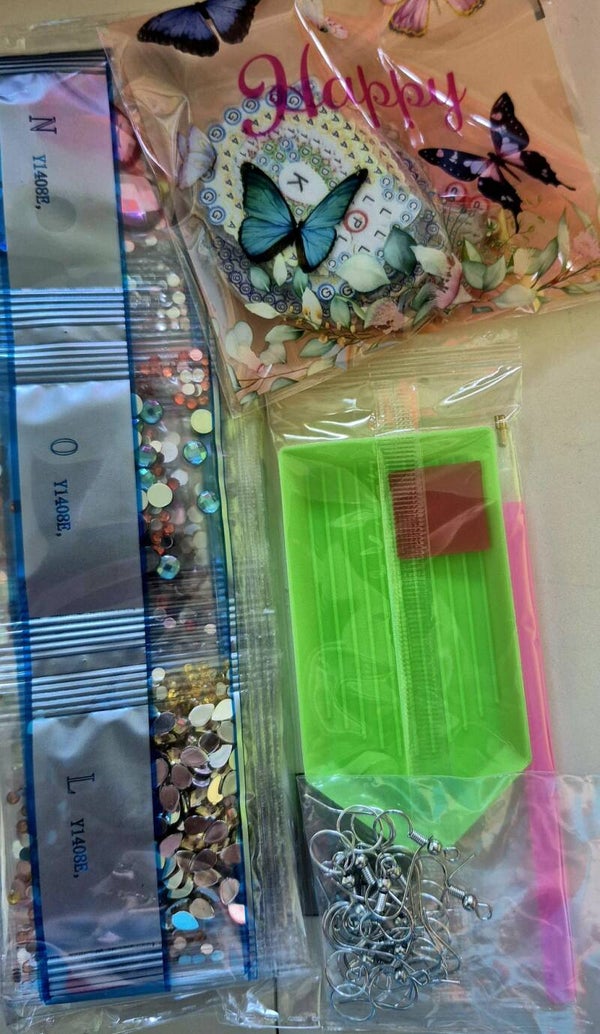 Diamond painting oorbellen pakket.